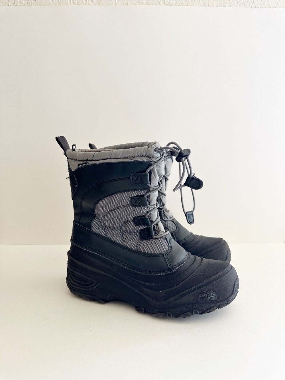 The North Face Gray Waterproof Alpenglow IV boots